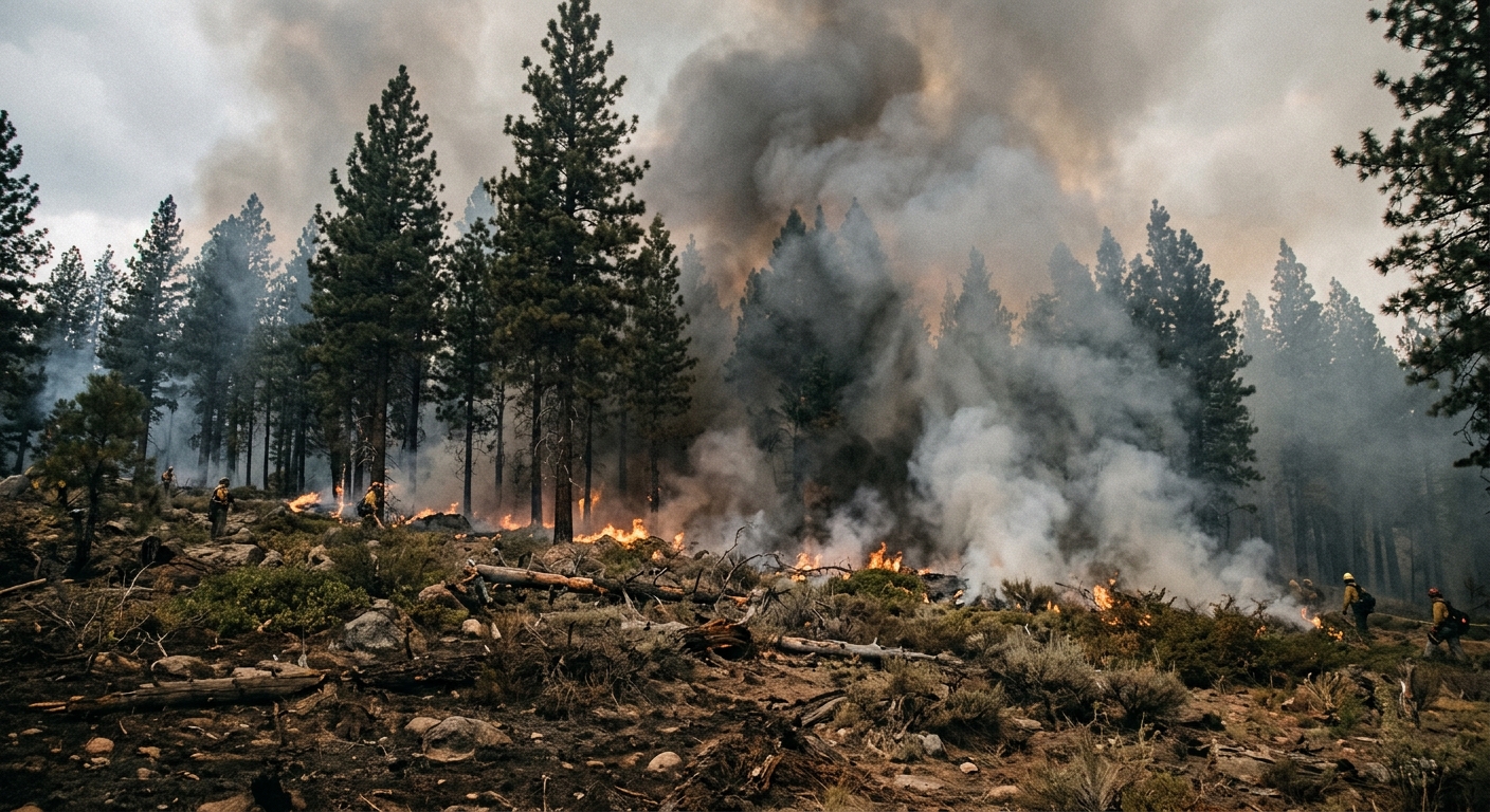 Lightning Storm Triggers Surge in BC Wildfires, Raising Concerns Across Atlantic Canada